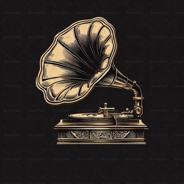 Antiker Grammophon
